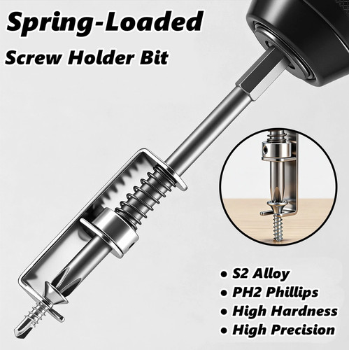 1pc spring loaded screw - spring,